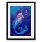 Stupell Industries Jewel Bedecked Mermaid & Seahorse Framed Print Under Glass, design by Rachel Anderson